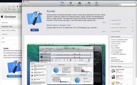 Xcode 5 download for mac